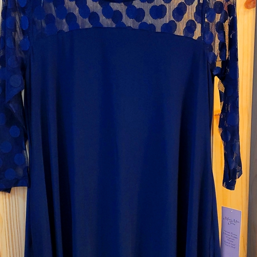 Navy blue dress